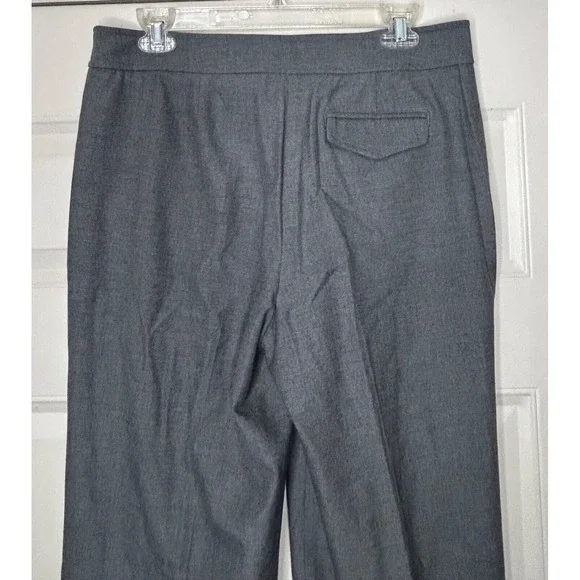 Liz Claiborne Womens Sloane Pants Size 10 Grey Dress Business Straight - Picture 4 of 5